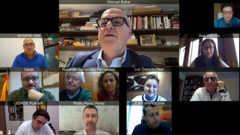 Reuni&oacute;n por videoconferencia, de la Junta de Gobierno de la Diputaci&oacute;n de Ourense