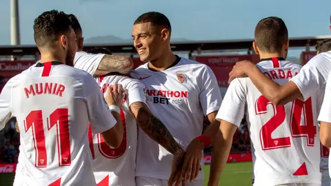 Diego Carlos en un partido del Sevilla F.C. Diego Carlos en un partido del Sevilla F.C.