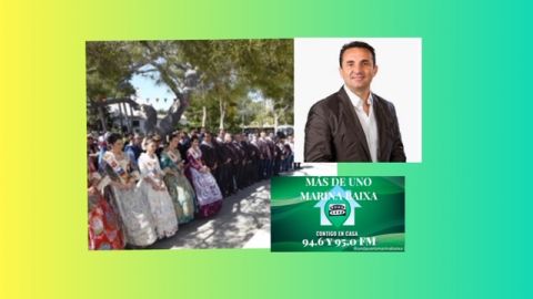 BERNABE CANO ALCALDE DE LA NUCIA FIESTAS 