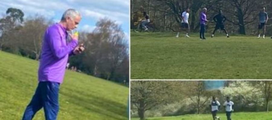 El entrenador Jose Mourinho. El entrenador Jose Mourinho.