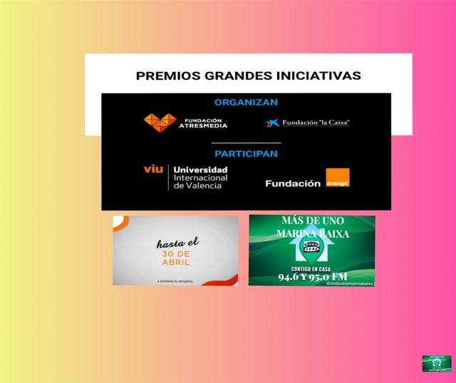 FUNDACION ATRESMEDIA PREMIOS GRANDES INICIATIVAS FUNDACION ATRESMEDIA PREMIOS GRANDES INICIATIVAS