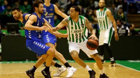 Erick Green, jugador del Coosur Betis, en un partido ante San Pablo Burgos. Erick Green, jugador del Coosur Betis, en un partido ante San Pablo Burgos.