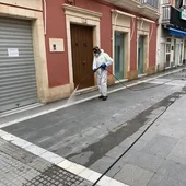 Trabajos de desinfección en Puerto Real Trabajos de desinfección en Puerto Real