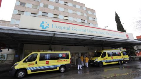 Vista exterior del Hospital General Universitario Gregorio Mara&ntilde;&oacute;n en Madrid