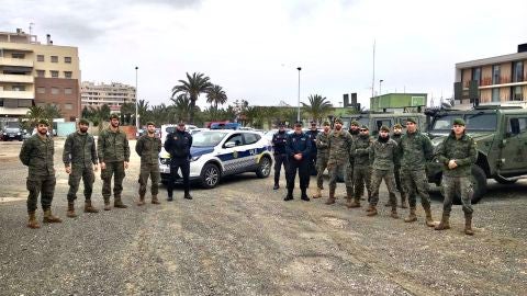 Los Cuerpos y Fuerzas de Seguridad del Estado trabajan de manera conjunto para intentar que se cumpla el Real Decreto del Estado de Alarma.