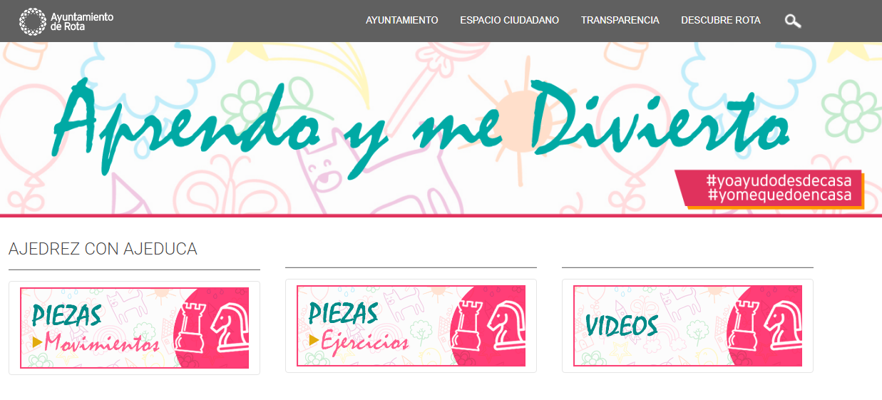 Aprendo y me divierto: la apuesta de Rota por llevar a la web su oferta educativa municipal Aprendo y me divierto: la apuesta de Rota por llevar a la web su oferta educativa municipal