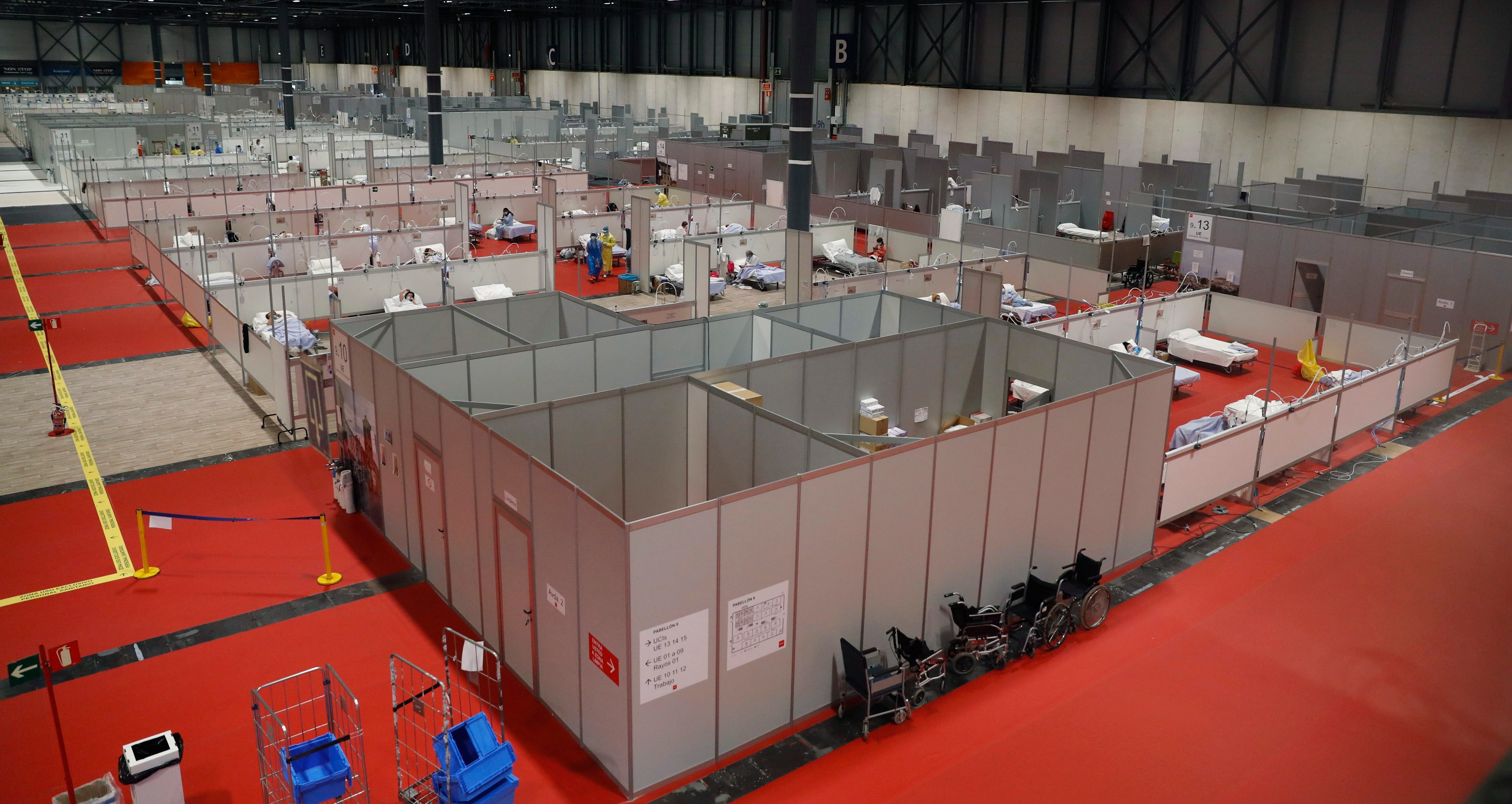 Madrid se prepara para reabrir el Hospital de Ifema ante el aumento de casos de coronavirus Madrid se prepara para reabrir el Hospital de Ifema ante el aumento de casos de coronavirus