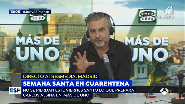 Carlos Alsina presenta ¡Cómo está el patio!, un programa de humor especial para recaudar fondos para Cruz Roja Carlos Alsina presenta ¡Cómo está el patio!, un programa de humor especial para recaudar fondos para Cruz Roja