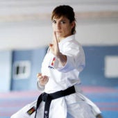 La karateca Sandra Sánchez. 
