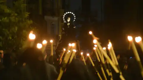 Servitas en el Viernes Santo de la Semana Santa de Málaga Servitas en el Viernes Santo de la Semana Santa de Málaga