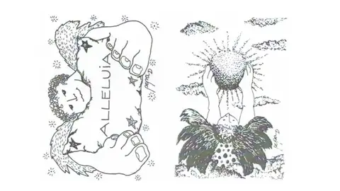 Dibujo para las aleluyas de la artista ilicitana Pepa Ferrández. Dibujo para las aleluyas de la artista ilicitana Pepa Ferrández.