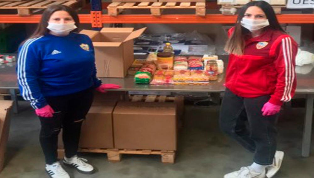 Voluntarias de la UD Almería