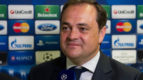 El presidente de la Real Sociedad, Jokin Aperribay,
