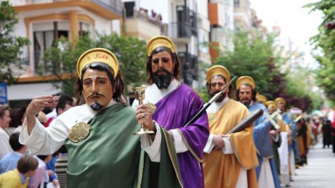 Estampa de la Semana Santa en el municipio cordob&eacute;s de Puente Genil