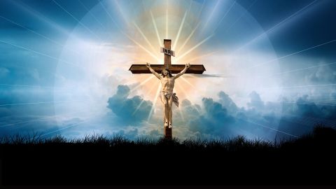 Jes&uacute;s en la cruz