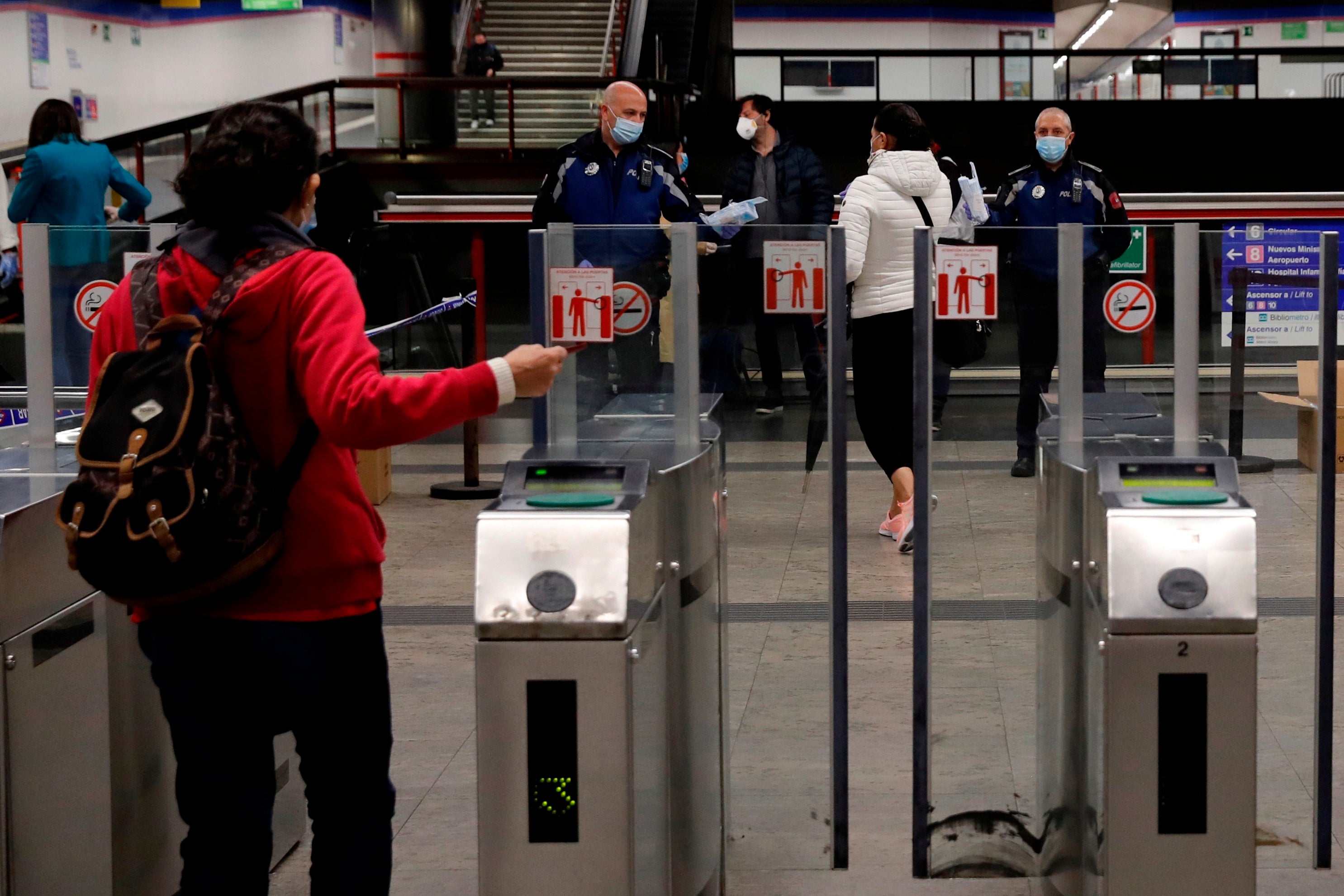 Así será la desescalada en el transporte público Así será la desescalada en el transporte público