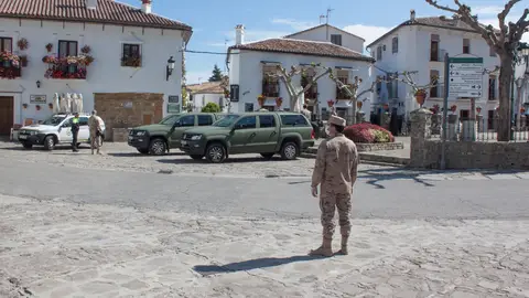 Efectivos de la UME en Grazalema Efectivos de la UME en Grazalema