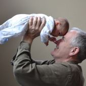 Abuelo con su nieto