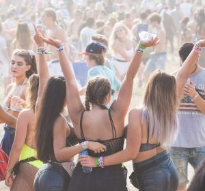 Público en un festival de música Público en un festival de música