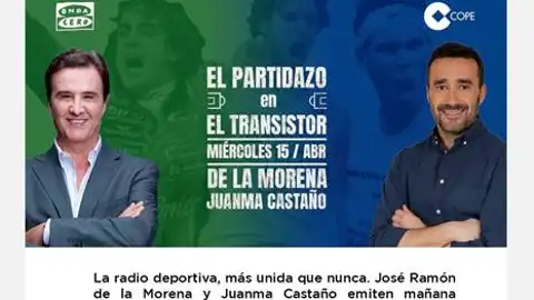 El partidazo Onda Cero y COPE