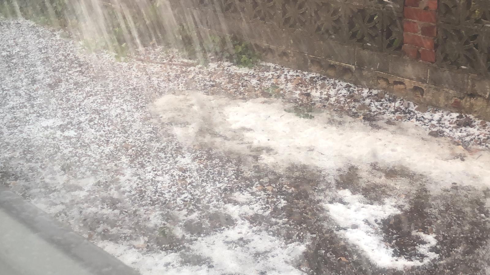VÍDEO Granizada en Carrión de los Condes VÍDEO Granizada en Carrión de los Condes