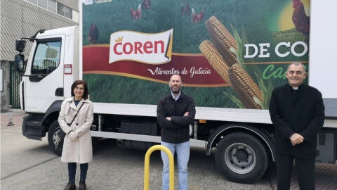 Productos de Cores, entregados polo concello de Ourense a C&aacute;ritas