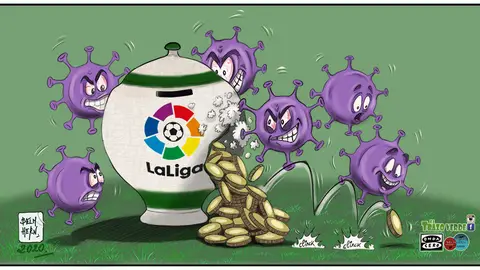El estado de alarma cumple un mes y los ingresos de LaLiga se ven afectados. El estado de alarma cumple un mes y los ingresos de LaLiga se ven afectados.