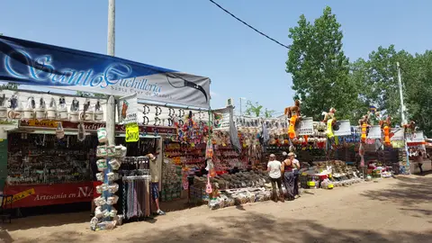 Stand de Oscar García en una feria Stand de Oscar García en una feria