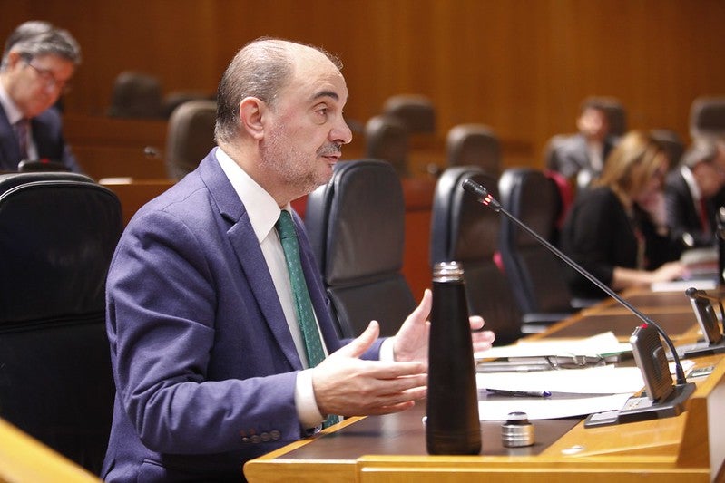 Lambán recaba apoyos políticos para un pacto de reconstrucción Lambán recaba apoyos políticos para un pacto de reconstrucción