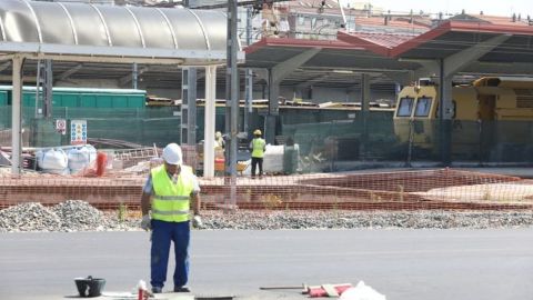 Obras de la Intermodal de Ourense