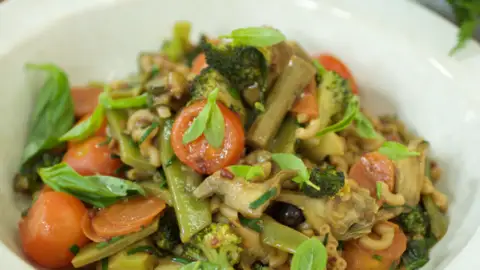 Pasta con verduras Pasta con verduras