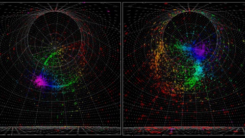 Un indicio de la violacion de la simetria entre materia y antimateria en neutrinos