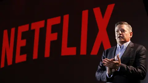 Ted Sarandos, director de contenido de Netflix, durante una conferencia Ted Sarandos, director de contenido de Netflix, durante una conferencia