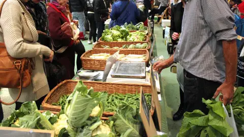 Agricultura ecológica. mercadillo