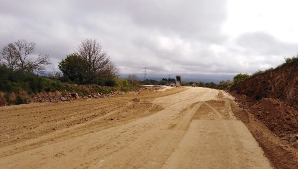 Obras de conesión da A-42 co Polígno de San Cibrao das Viñas
