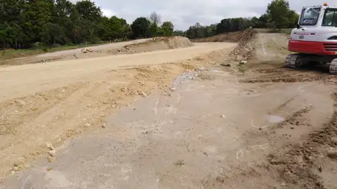 Obras de conesión da A-42 co Polígno de San Cibrao das Viñas Obras de conesión da A-42 co Polígno de San Cibrao das Viñas