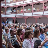 Corral de Comedias de Almagro durante una obra del Festival de Teatro Clásico Corral de Comedias de Almagro durante una obra del Festival de Teatro Clásico