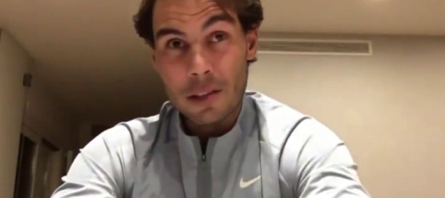 La emotiva videollamada entre Rafa Nadal y un paciente de coronavirus La emotiva videollamada entre Rafa Nadal y un paciente de coronavirus