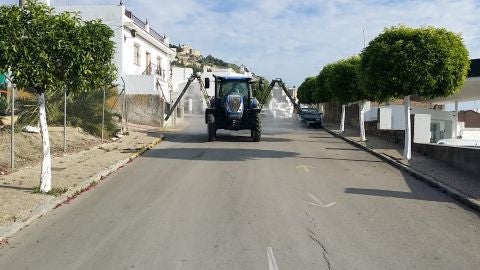 Agricultores contra el coronavirus en Espera