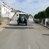 Agricultores contra el coronavirus en Espera Agricultores contra el coronavirus en Espera