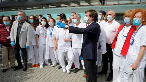 El alcalde de Madrid, José Luis Martínez-Almeida, en Ifema El alcalde de Madrid, José Luis Martínez-Almeida, en Ifema