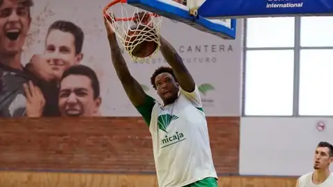 Entrenamiento de Unicaja Entrenamiento de Unicaja