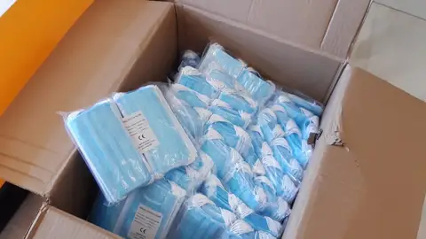 Imagen de archivo: mascarillas. En nodos de transporte, ayuntamientos y entidades sociales