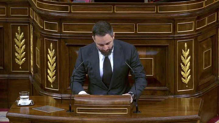 Abascal, a Sánchez: "Le ruego que abandone ese odio histórico de la izquierda a los homosexuales" Abascal, a Sánchez: "Le ruego que abandone ese odio histórico de la izquierda a los homosexuales"