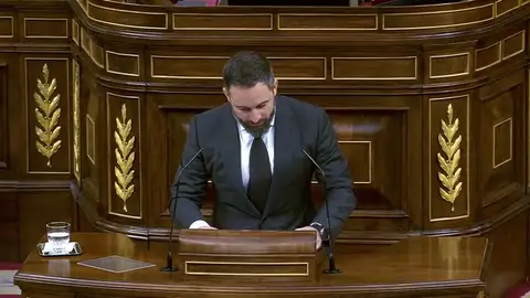 Abascal, a Sánchez: "Le ruego que abandone ese odio histórico de la izquierda a los homosexuales" Abascal, a Sánchez: "Le ruego que abandone ese odio histórico de la izquierda a los homosexuales"
