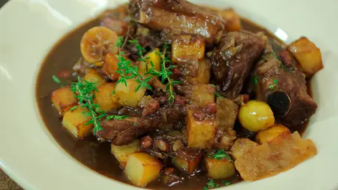 Costilla de cerdo 'kalimotxo' Costilla de cerdo 'kalimotxo'