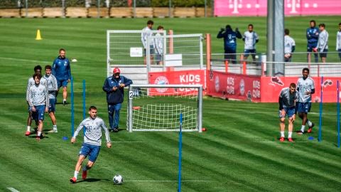 Entrenamiento del Bayern de M&uacute;nich