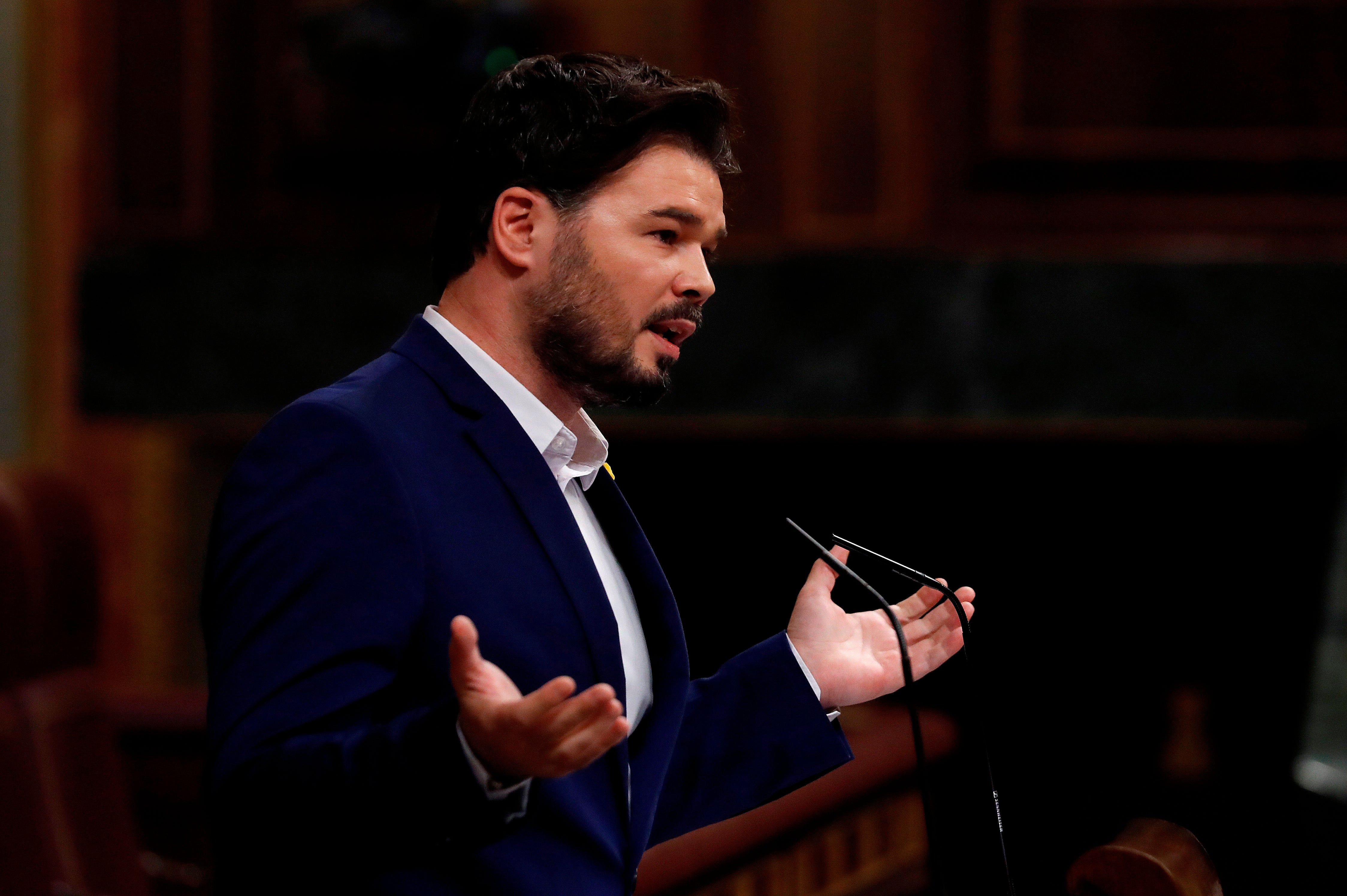 Gabriel Rufián: "Hay alternativa a esta prórroga del estado de alarma" Gabriel Rufián: "Hay alternativa a esta prórroga del estado de alarma"