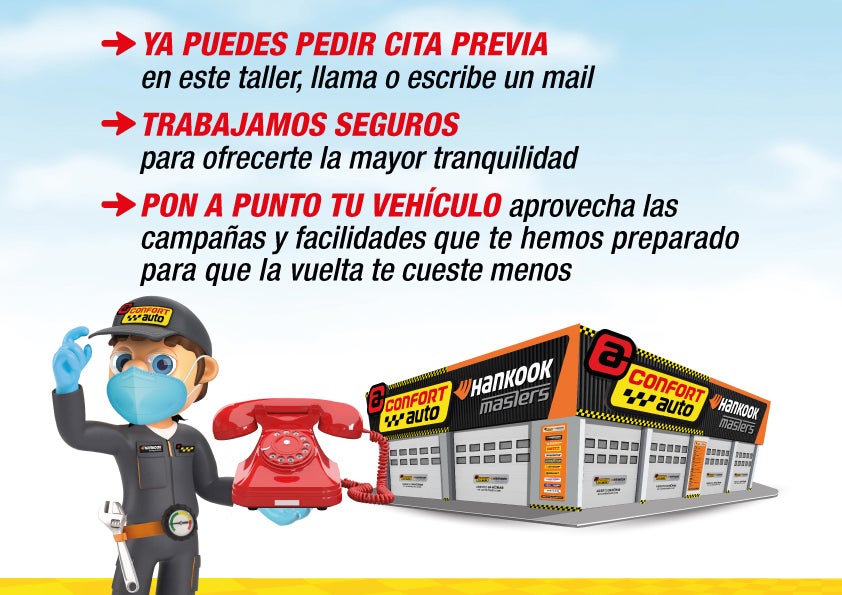 La red de Talleres Confortauto de Neumáticos Soledad garantiza la desinfección total de sus servicios frente al Covid-19 La red de Talleres Confortauto de Neumáticos Soledad garantiza la desinfección total de sus servicios frente al Covid-19