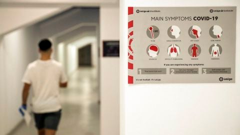 El M&aacute;laga se somete a los test del coronavirus en La Rosaleda